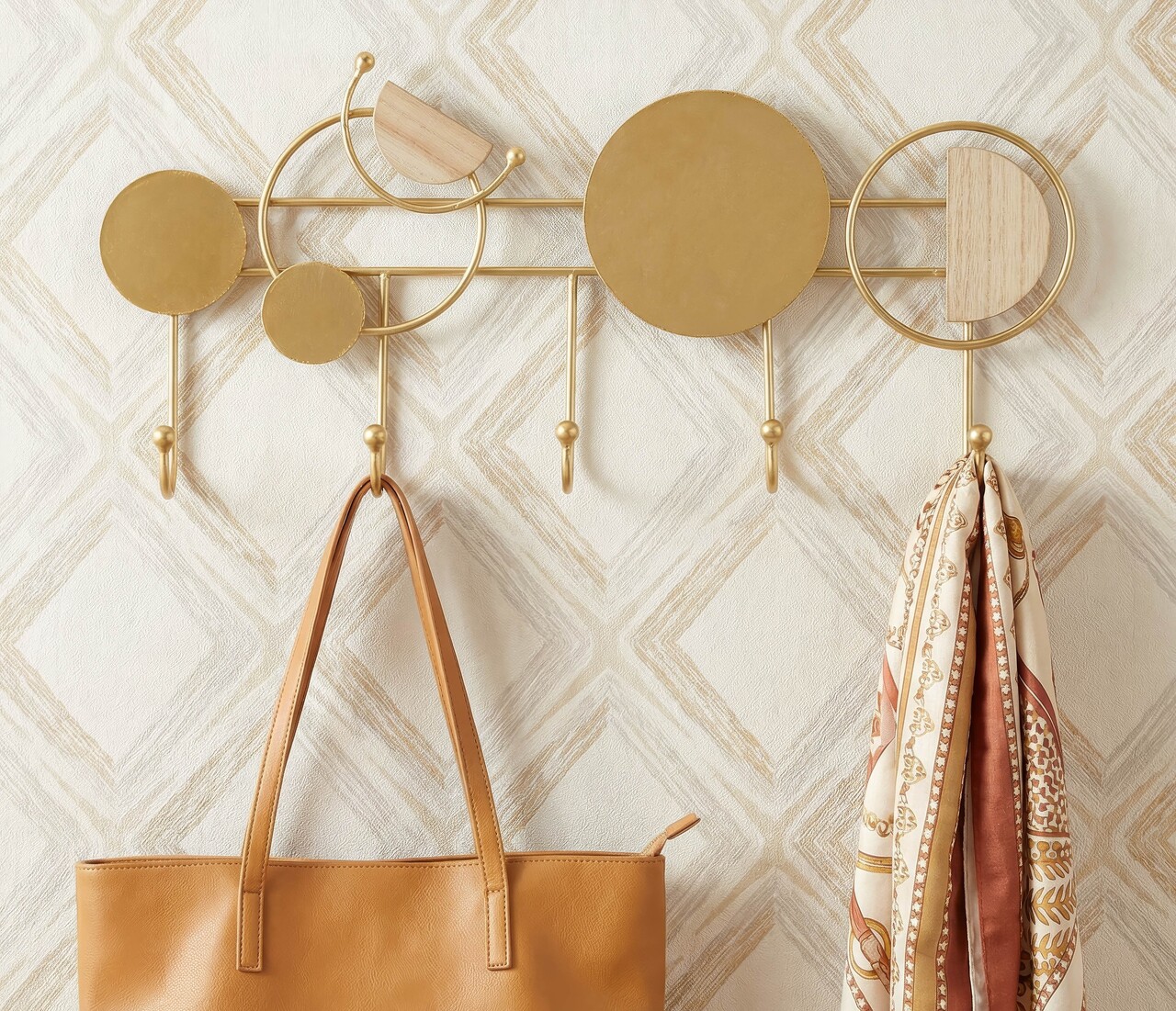 Cuier de perete, Mauro Ferretti, Wednesday, 47x4.8x21.7 cm, metal, multicolor - imagine 7